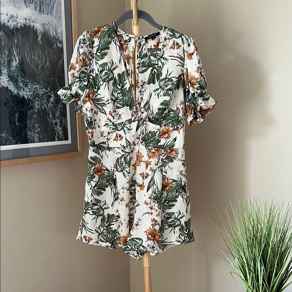 Pants - Tropical Floral Women's Romper
